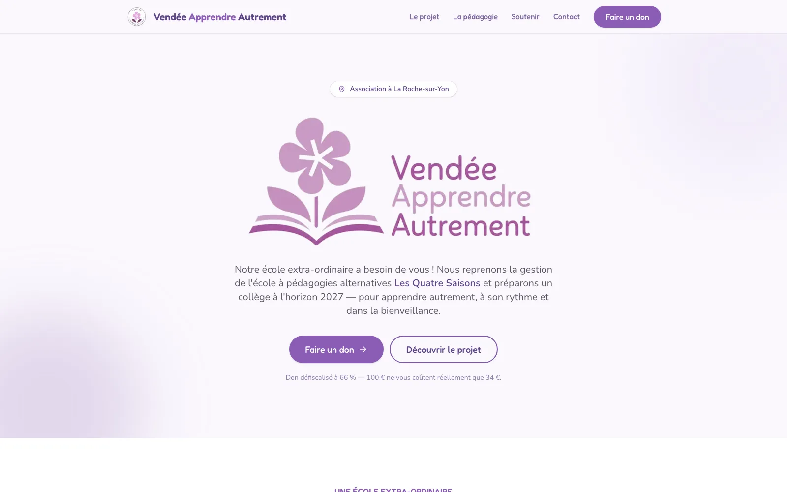Site de l’association Vendée Apprendre Autrement